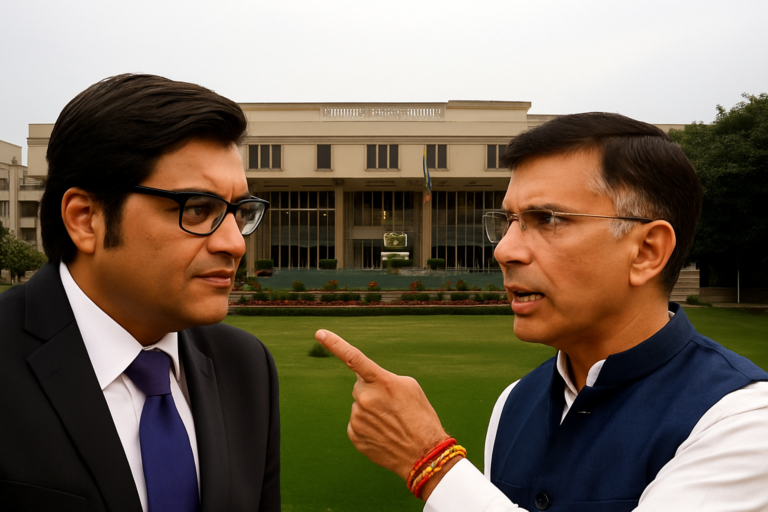 अर्णब बनाम खेड़ा: अदालत में टकराते पत्रकारिता, प्रतिष्ठा और राजनीति के सवाल
