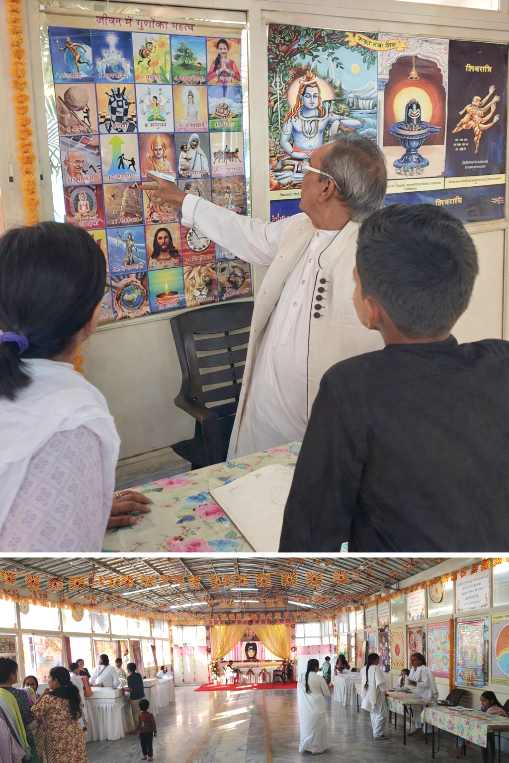 संस्कारों की संवादशाला: आध्यात्मिक प्रदर्शनी में जीवन मूल्यों पर मार्गदर्शन और श्रद्धा का सजीव वातावरण